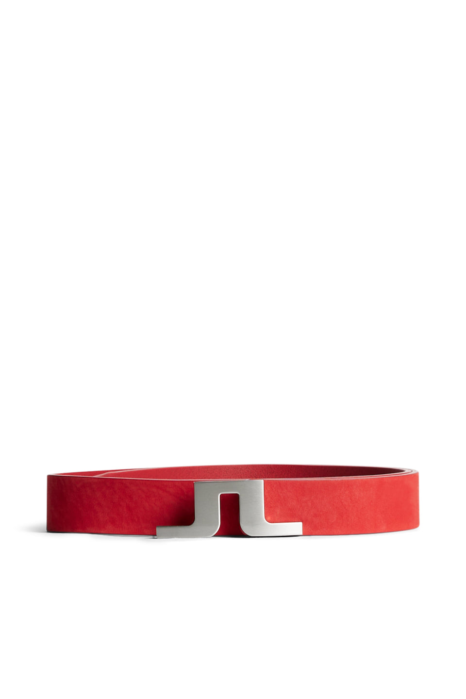 Bridger Nubuck Leather Belt / Barbados Cherry