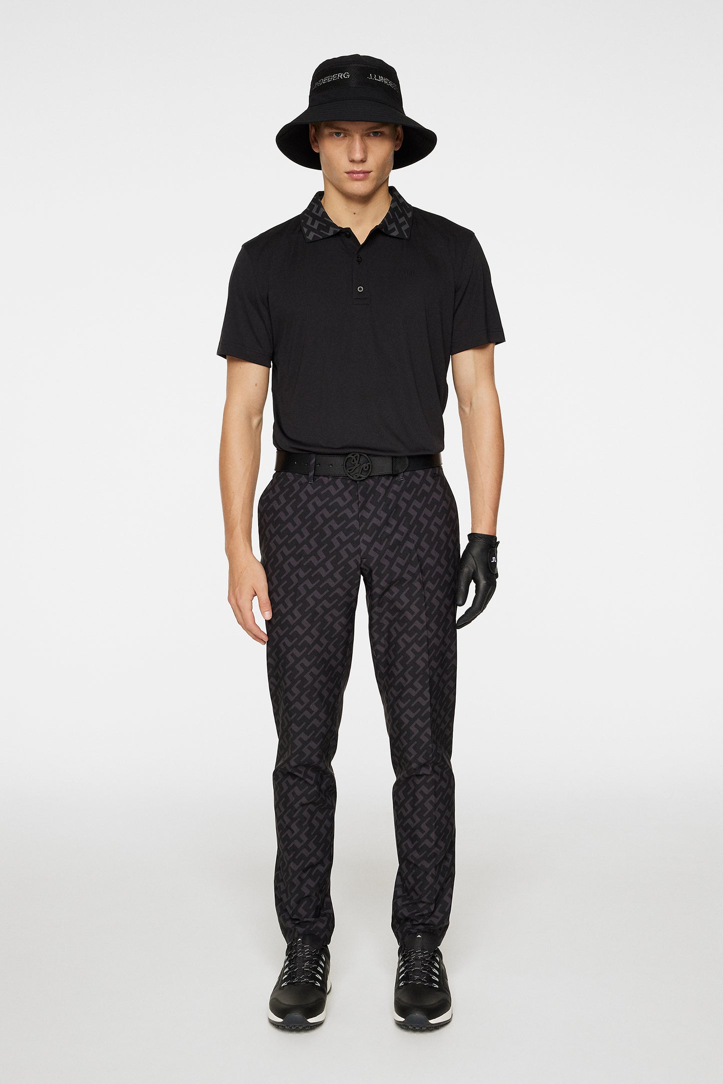 Glen Regular Fit Polo / Black