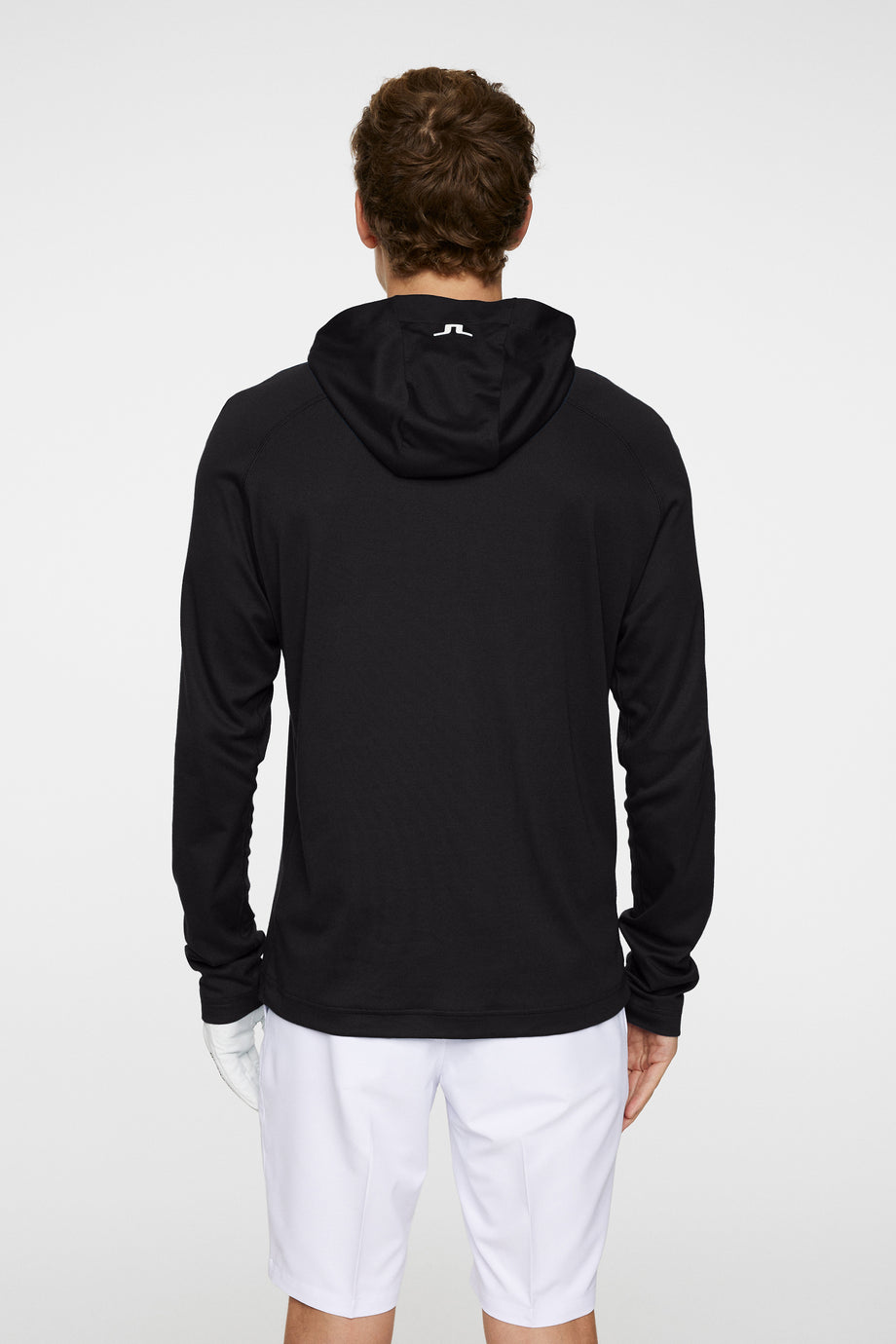 Mario Quarter Zip Hood / Black