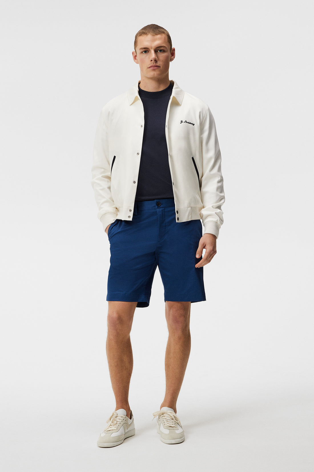 Nathan Super Satin Shorts / Estate Blue – J.Lindeberg