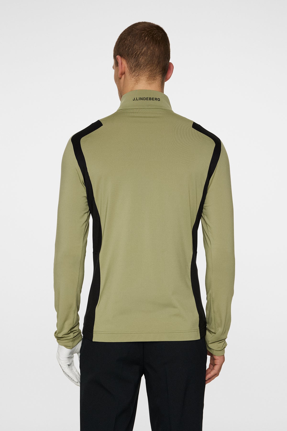 Lukas Quarter Zip Mid Layer / Oil Green