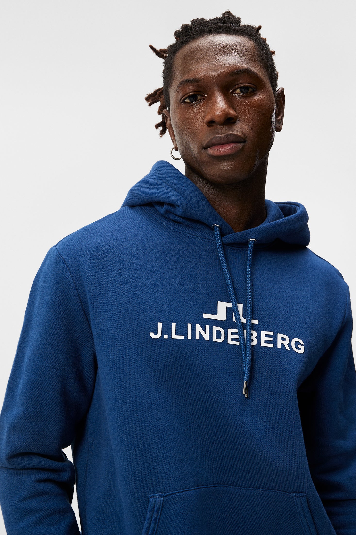 J lindeberg best sale logo tech hoodie