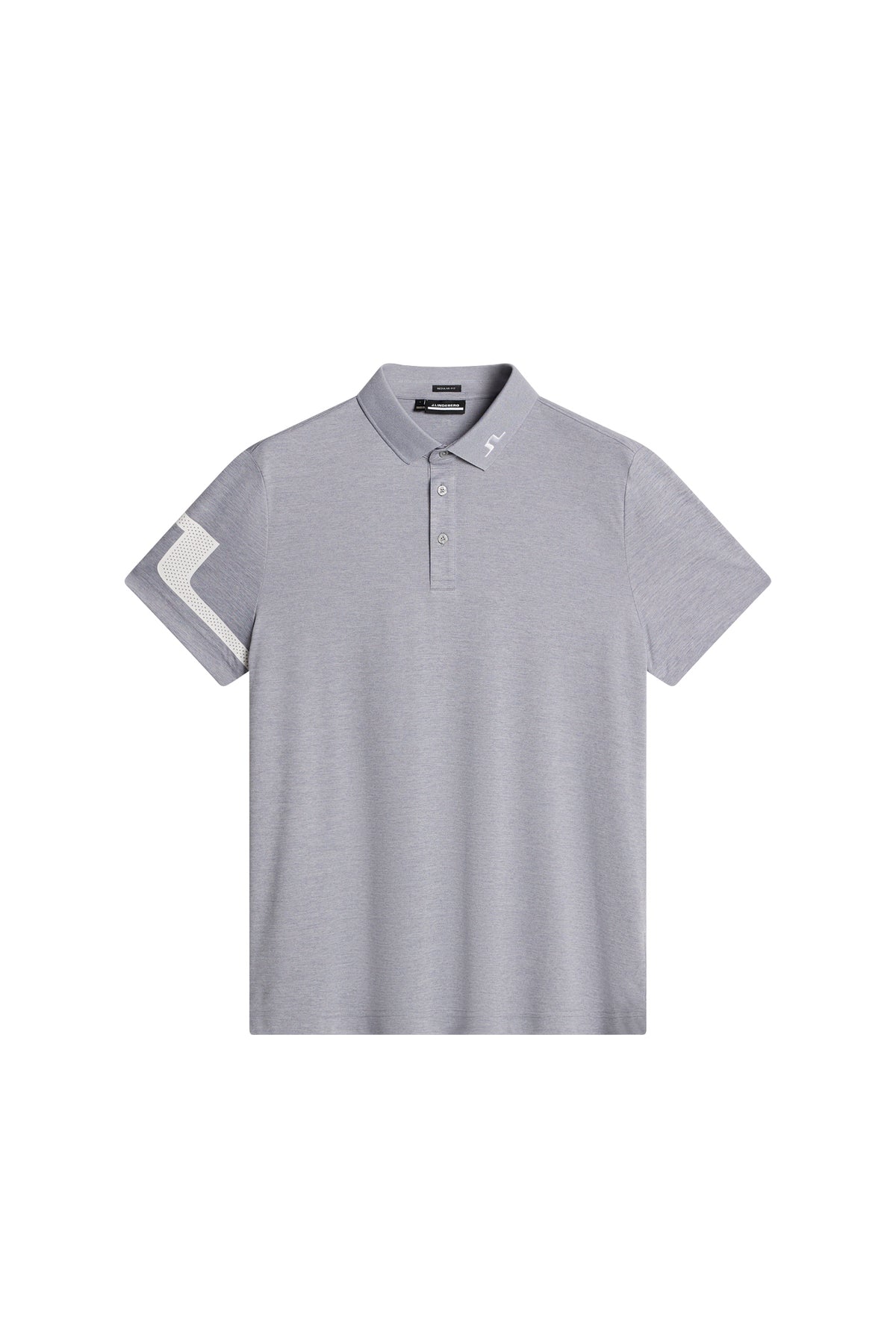 Heath Regular Fit Polo / Medium Grey Melange