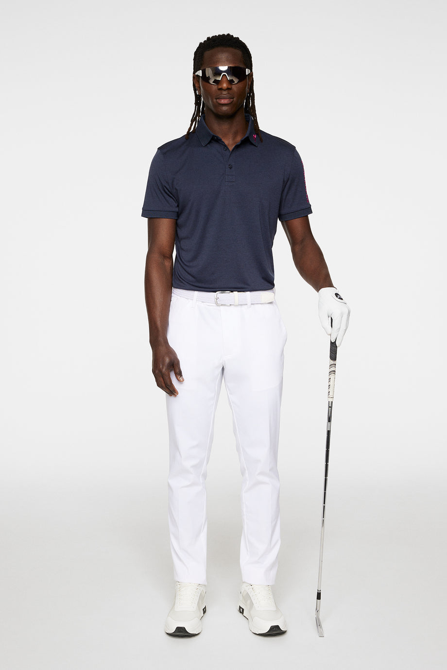 Tour Tech Slim Fit Polo / Navy Melange