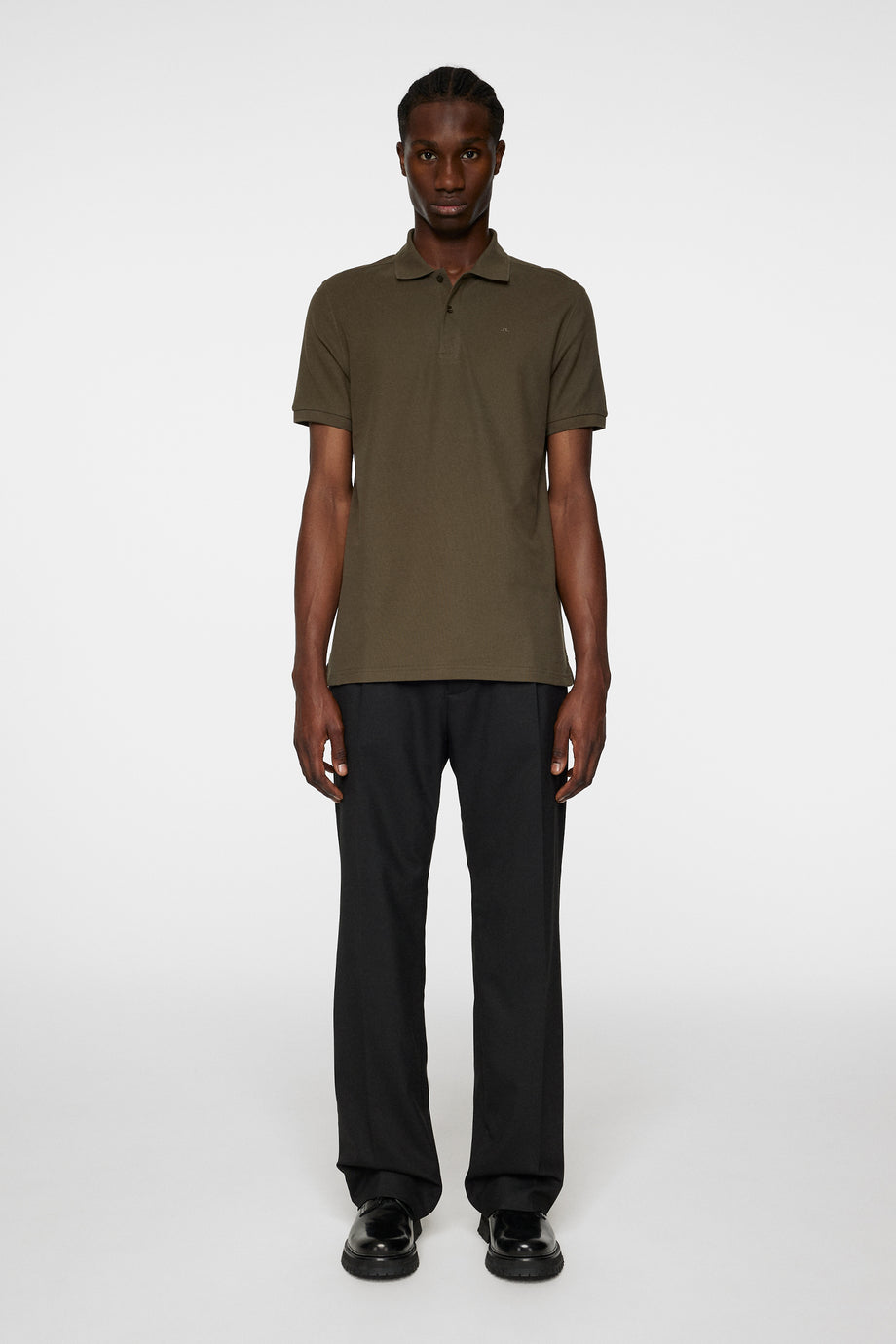 Troy Polo Shirt Seasonal Pique / Forest Green