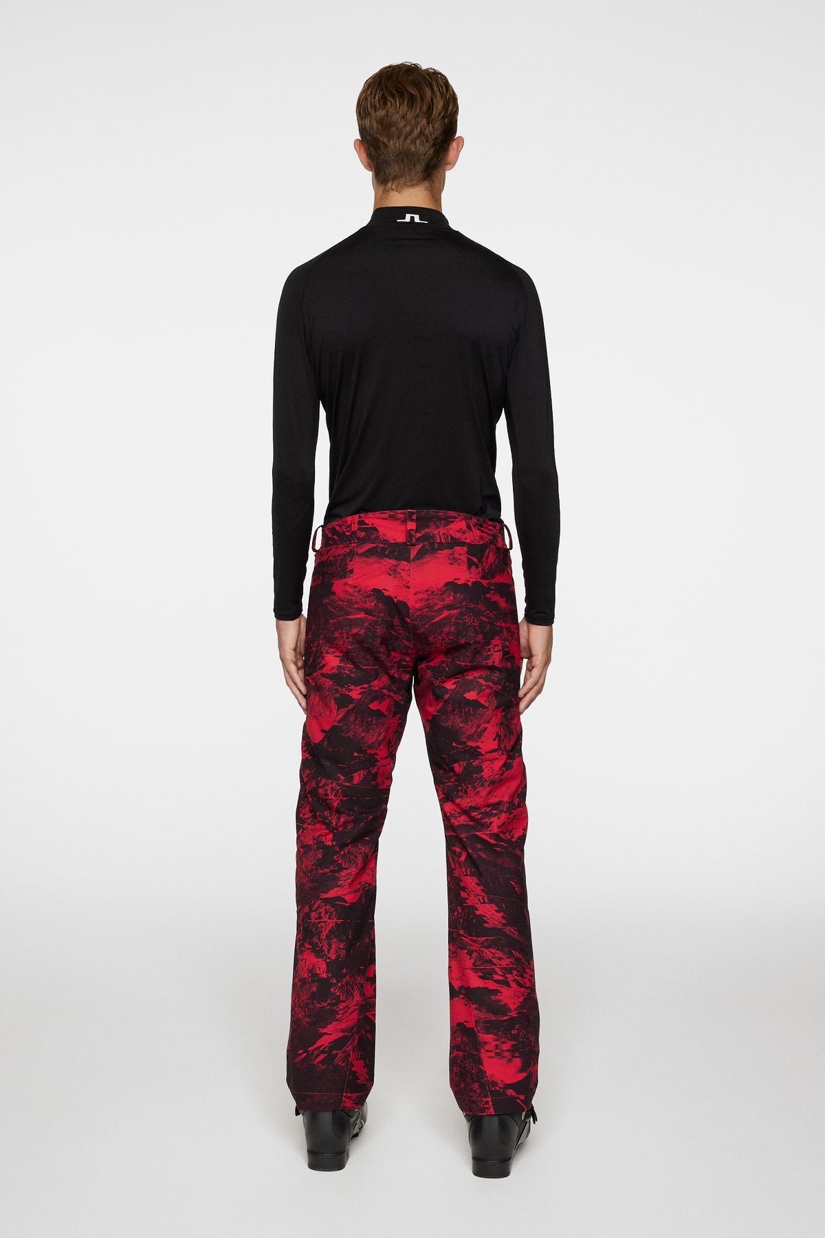 Clarke Pant Printed / Mountain Glitch Red