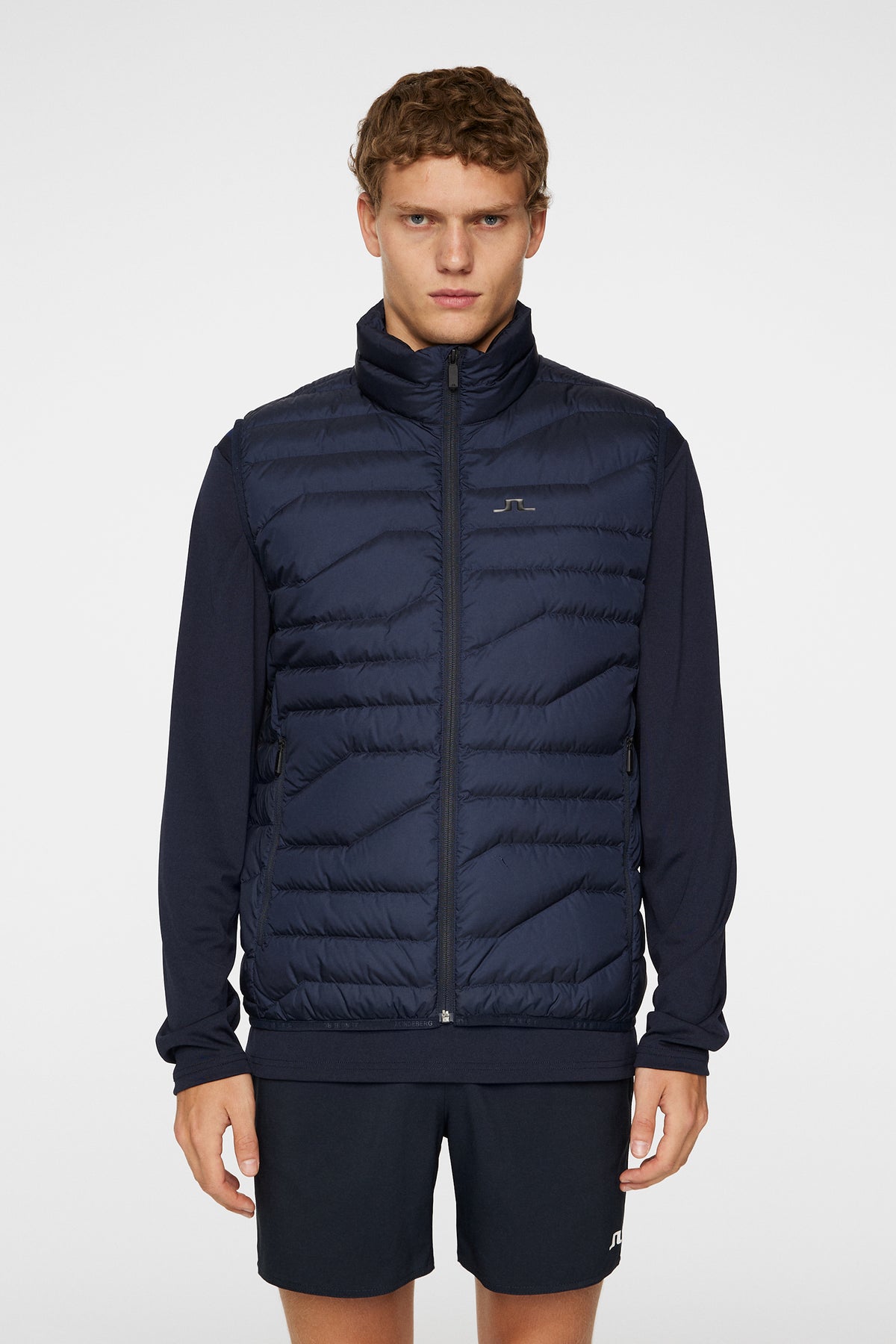 Cliff Light Down Vest / JL Navy