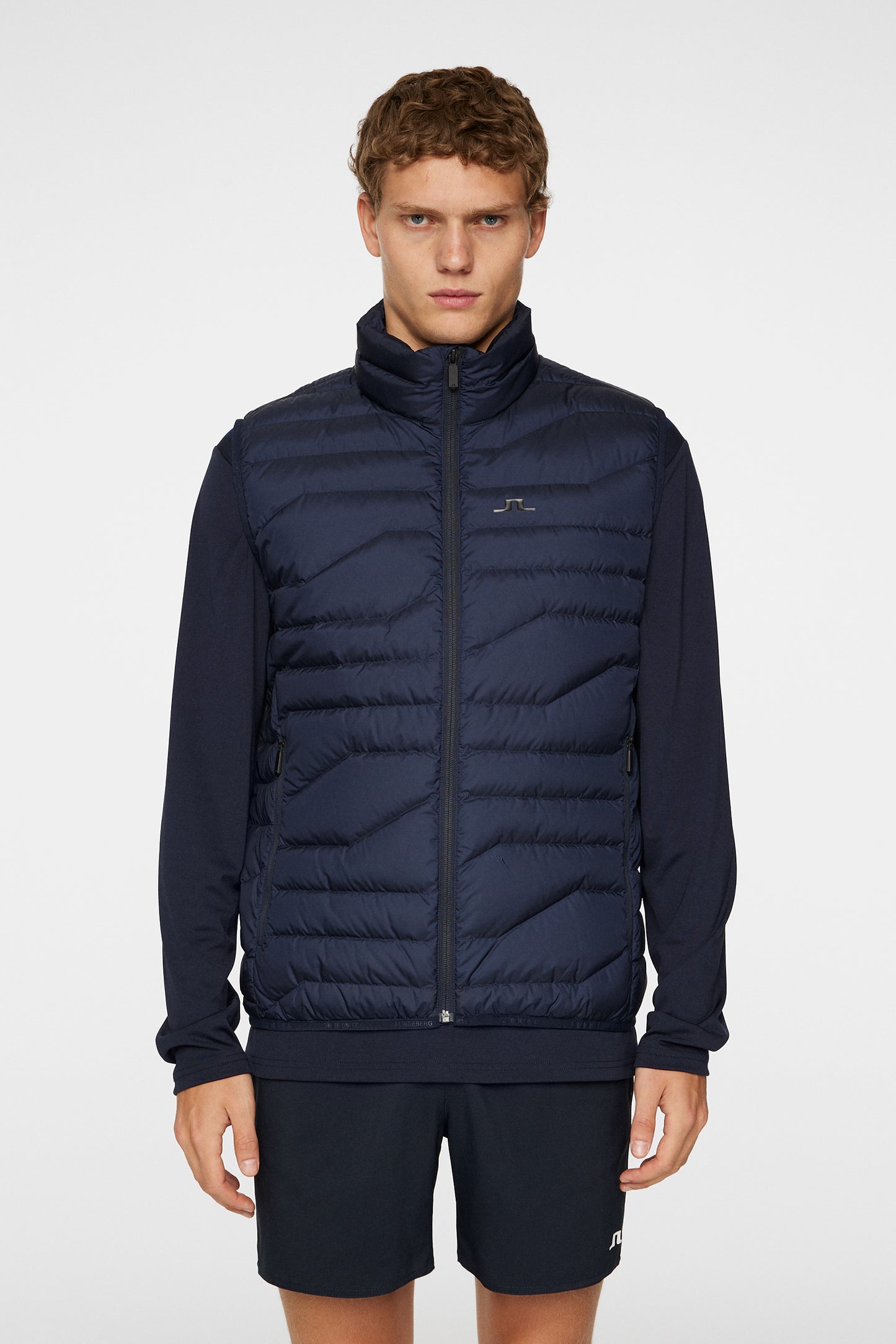 Cliff Light Down Vest / JL Navy