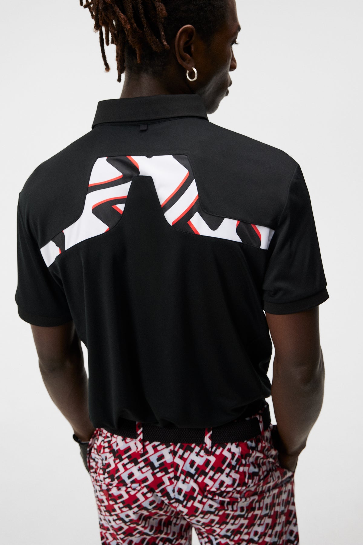 KV Regular Fit Print Polo / Black