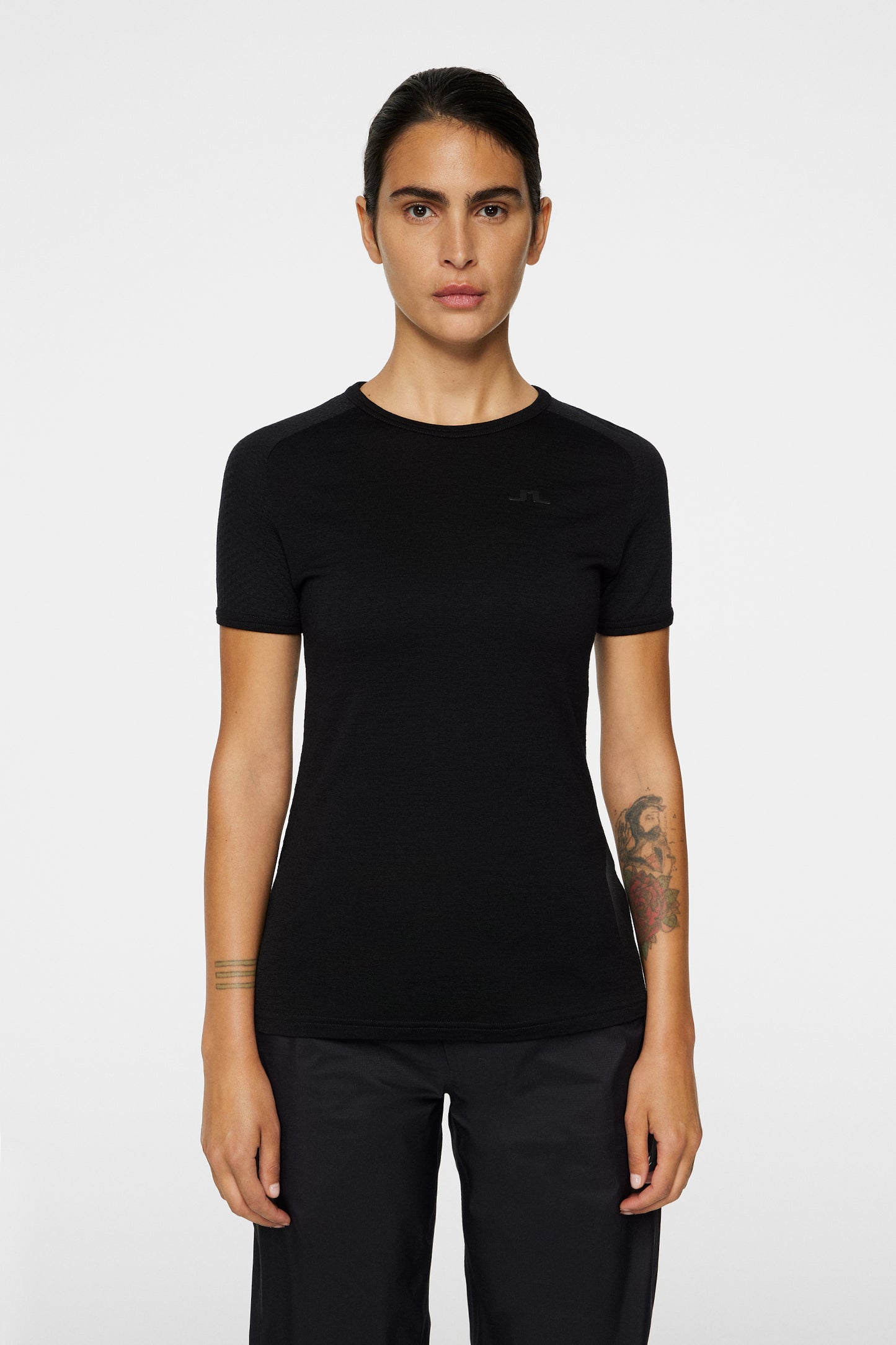 Bella Wool T-shirt / Black