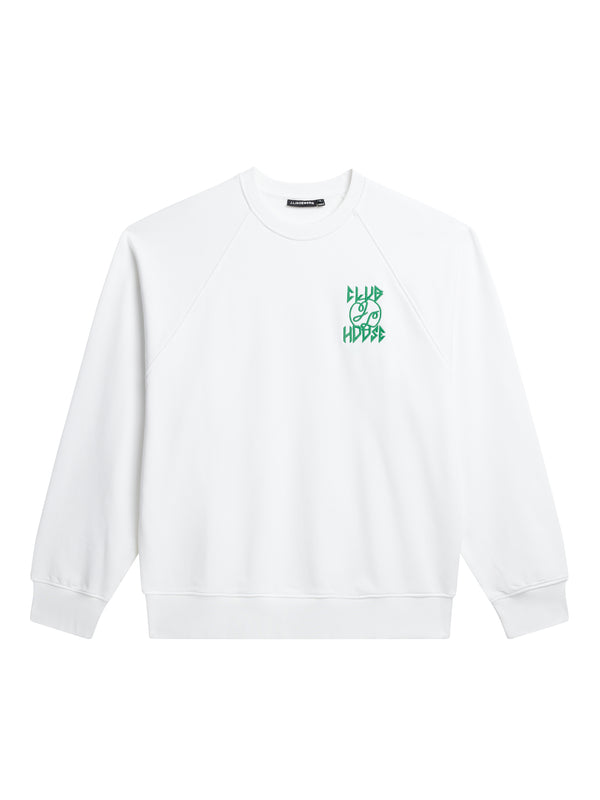 Callan Printed Crew / White