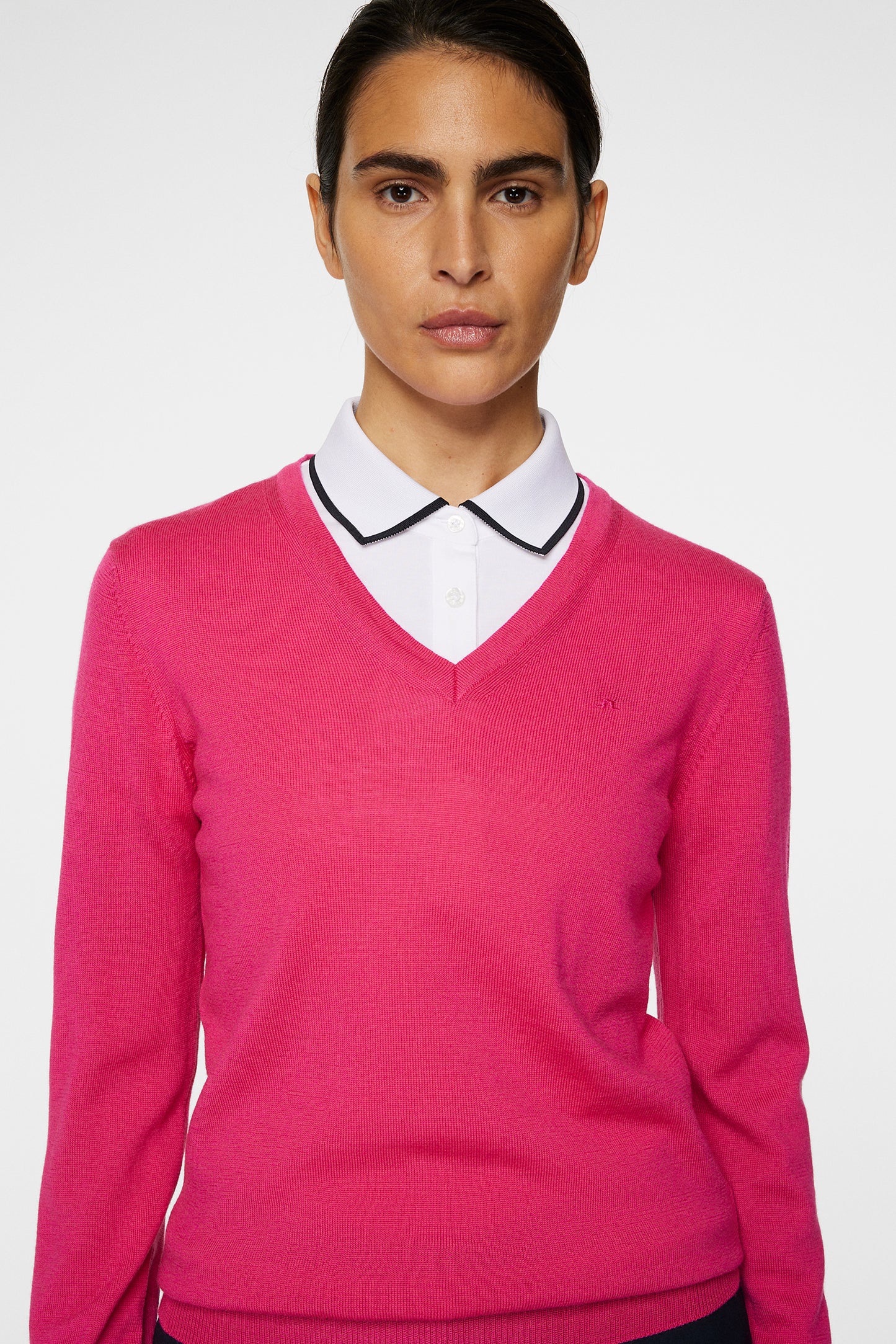 Amaya Knitted Sweater / Pink Peacock