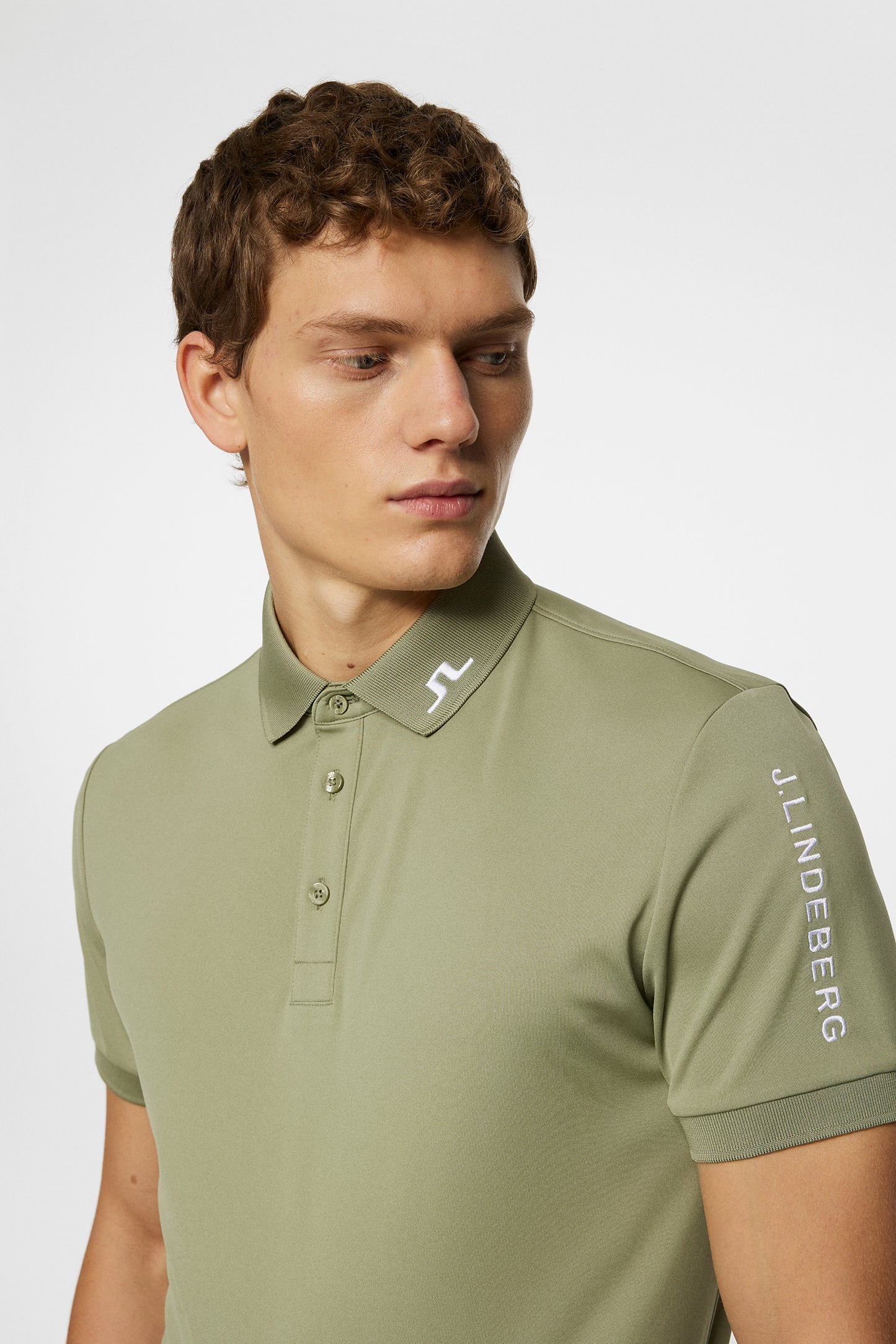 Tour Tech Slim Fit Polo / Oil Green