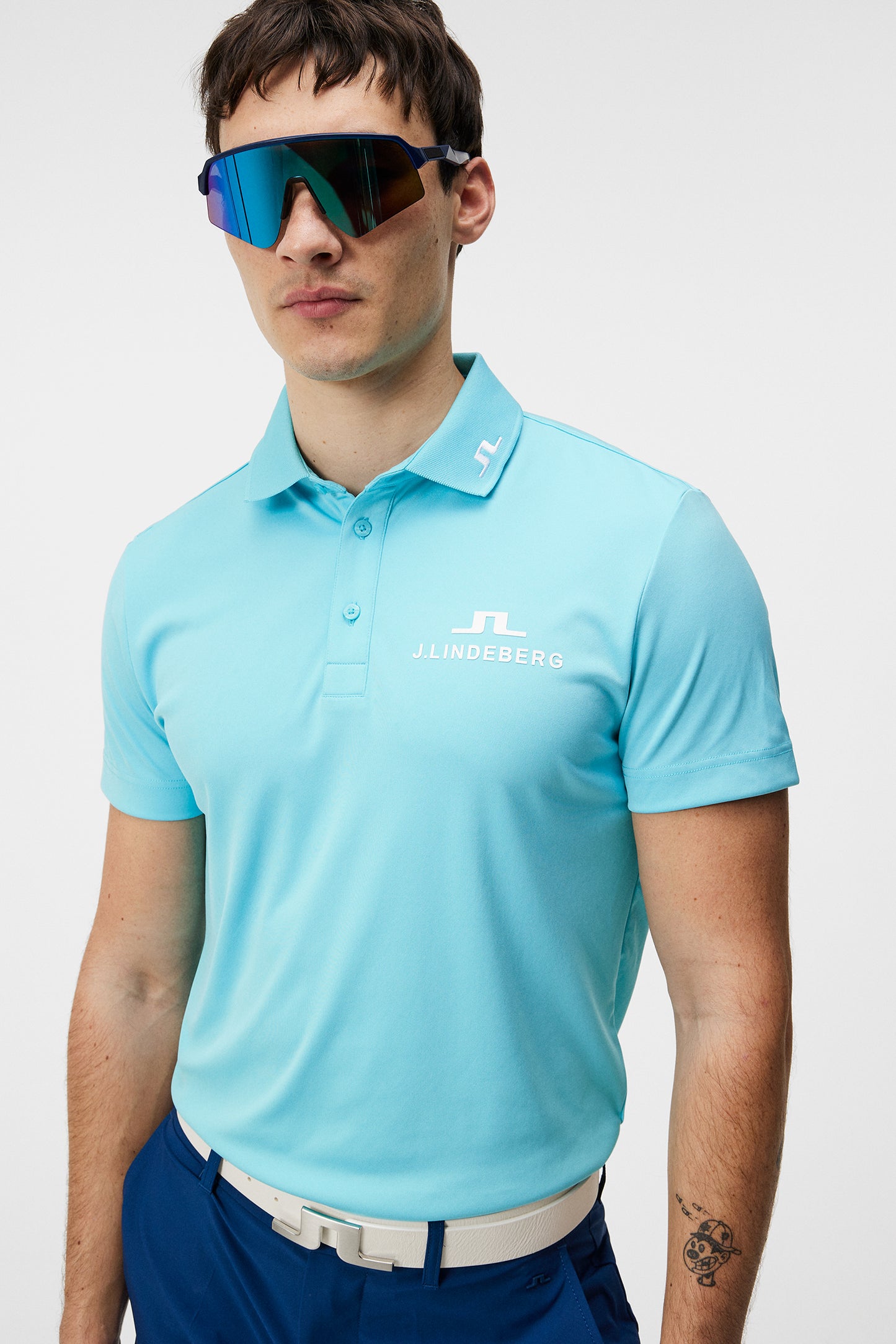 KV Tour Solid Golf Polo / Blue Curacao