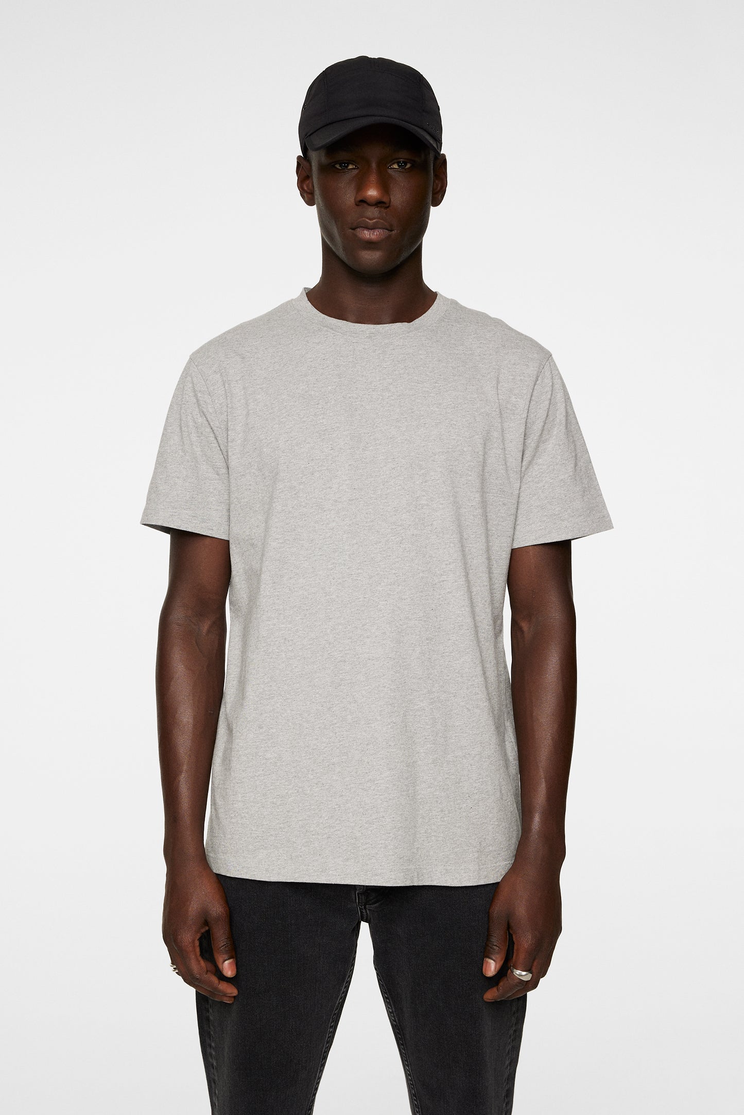 Sid Basic T-Shirt / Light Grey Melange