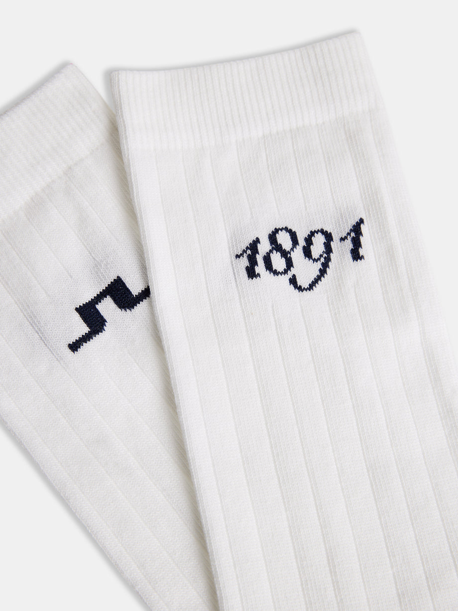 1891 Long Sock / White