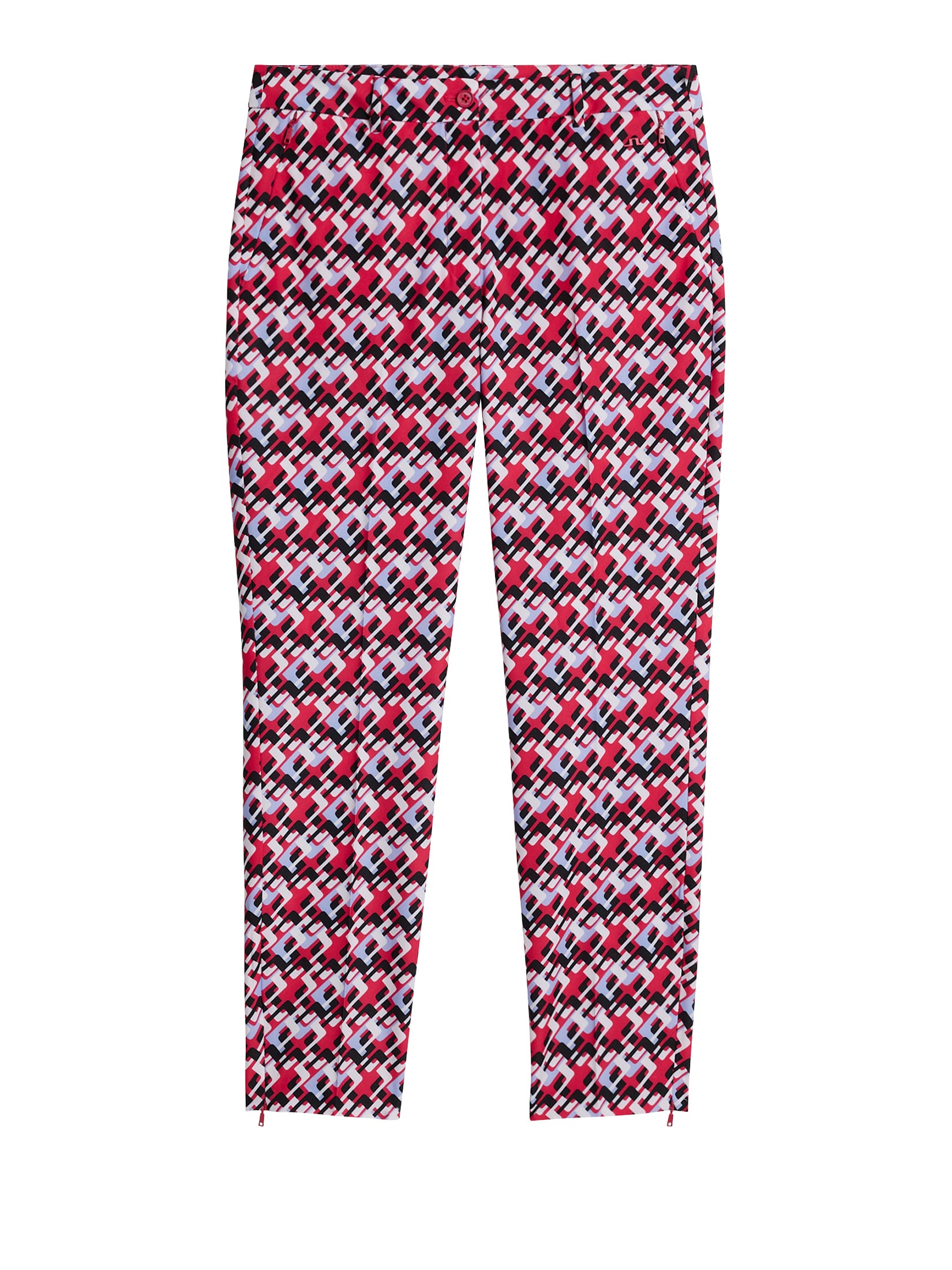 Pia Print Pant / JL Micro Bridge Rose Red – J.Lindeberg