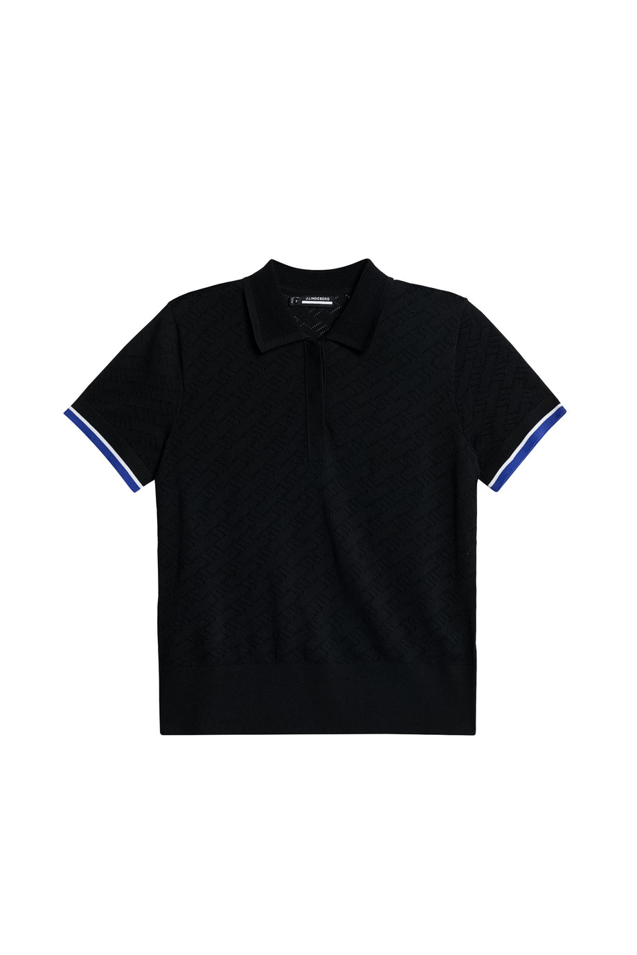 Lomi Knitted Polo Shirt / Black