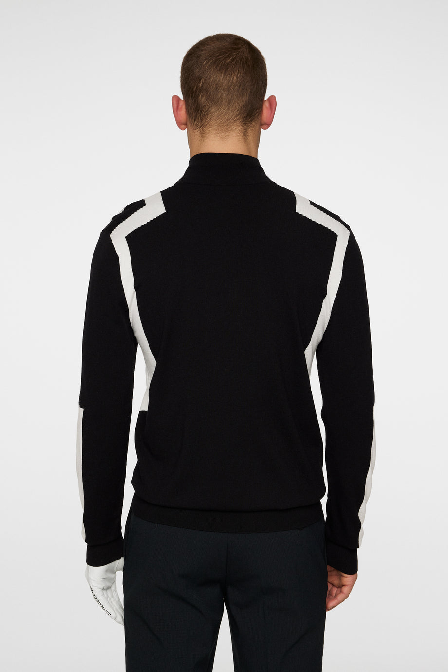 Kendrick Knitted Zip Sweater / Black