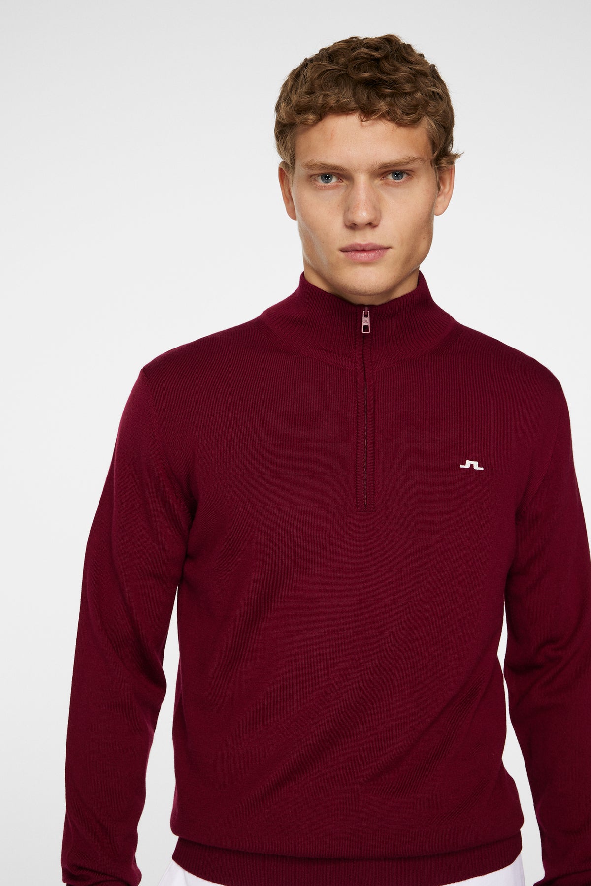 Kian Zipped Sweater / Cabernet