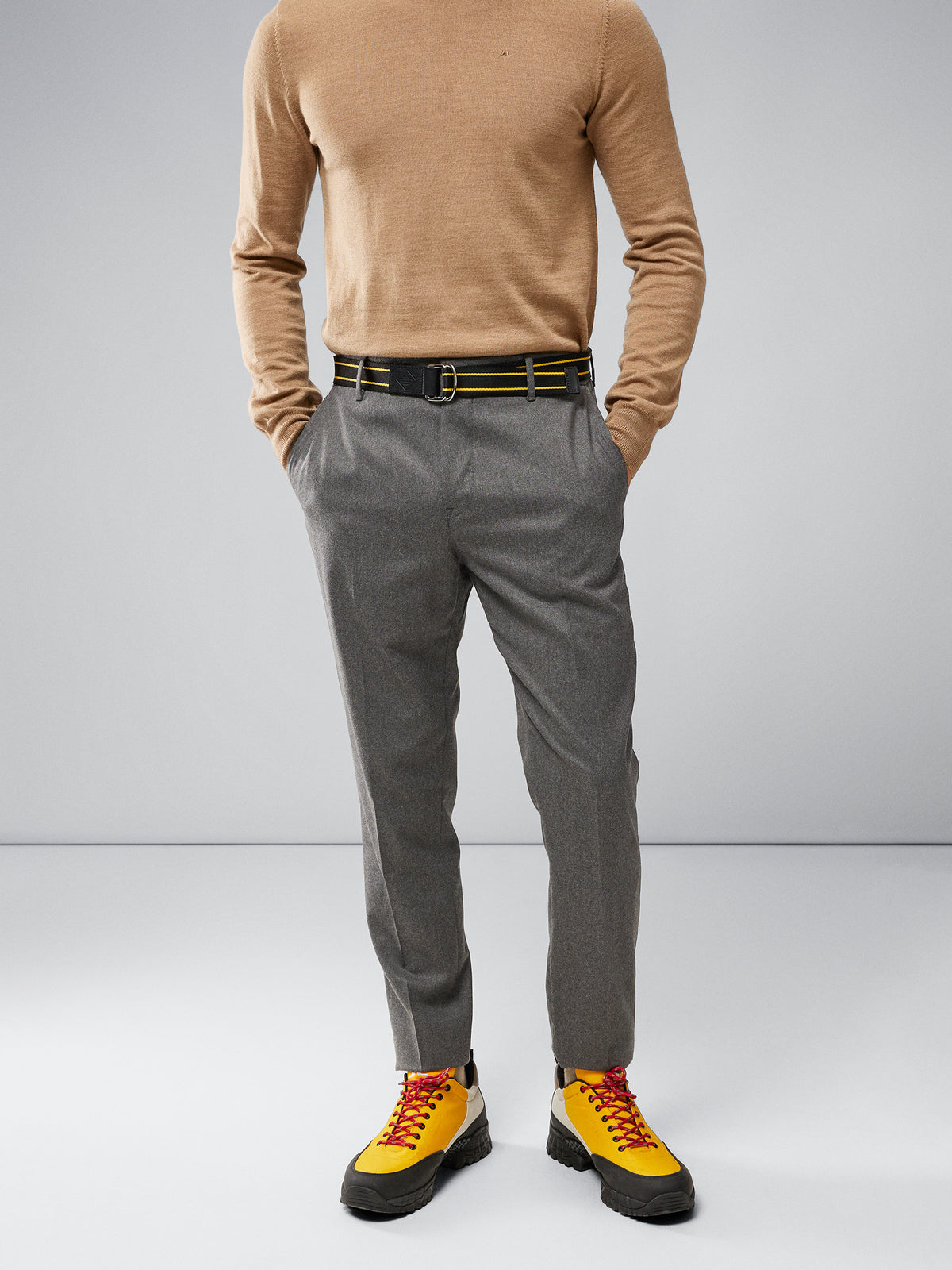 Sasha Button-Fly Tapered Trousers