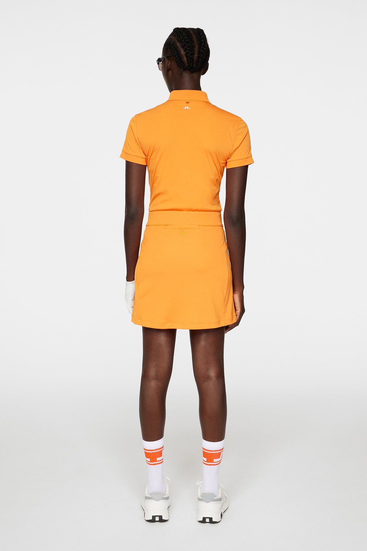 Amelie Mid Skirt / Persimmon Orange