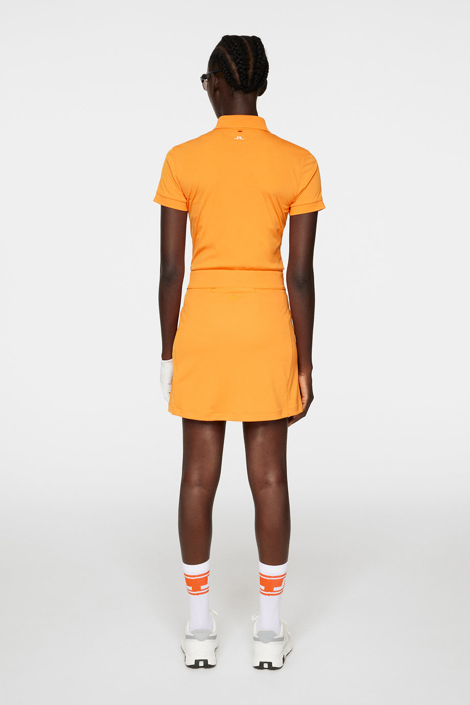 Amelie Mid Skirt / Persimmon Orange