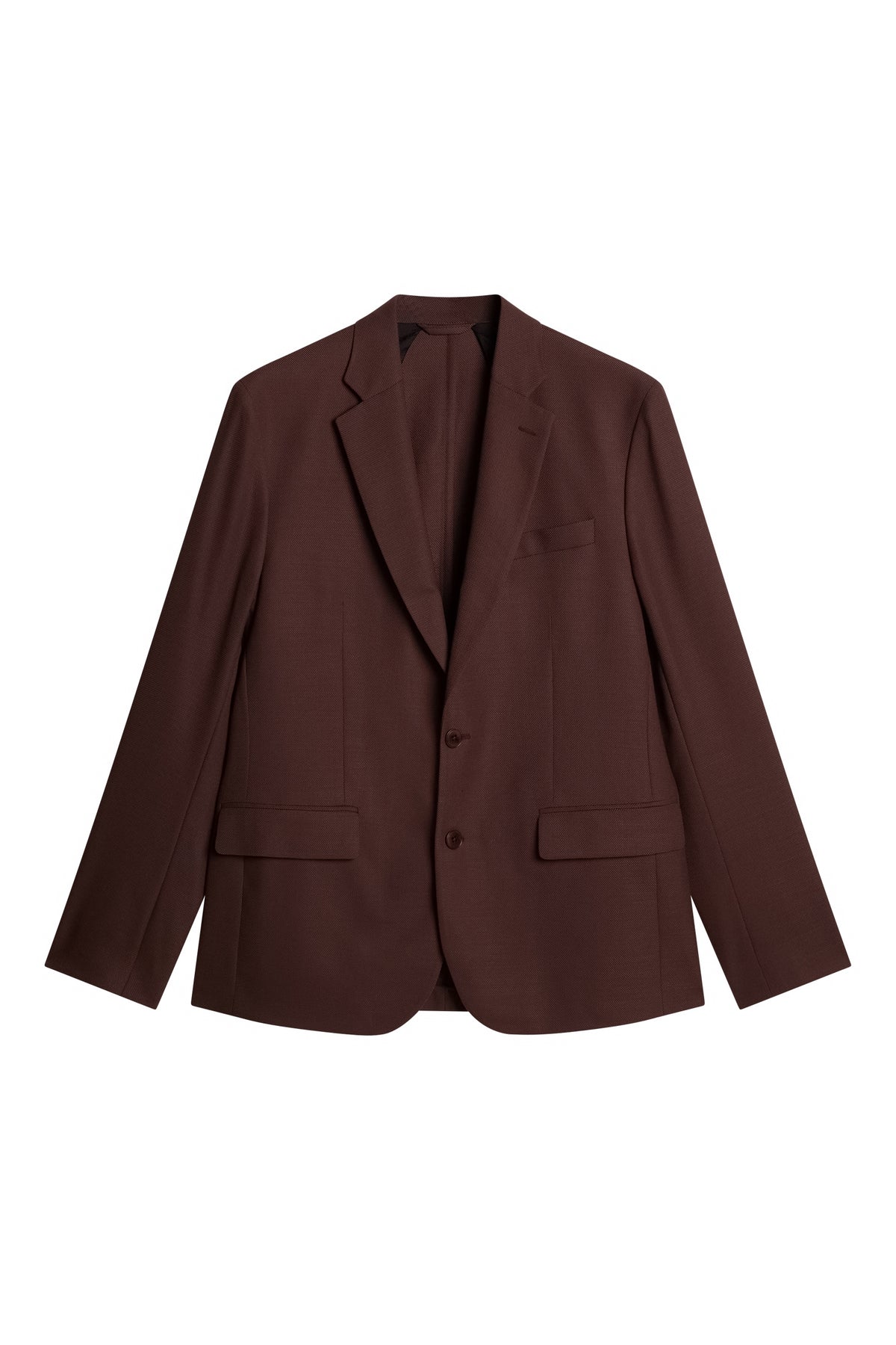 Elton U Active Hopsack Blazer / Bitter Chocolate