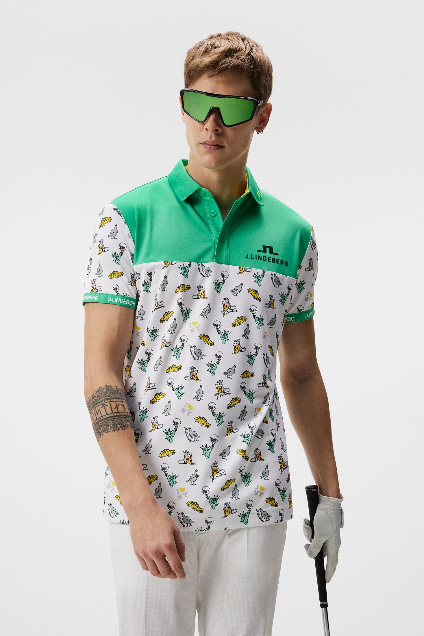 Jeff Golf Polo / White – J.Lindeberg