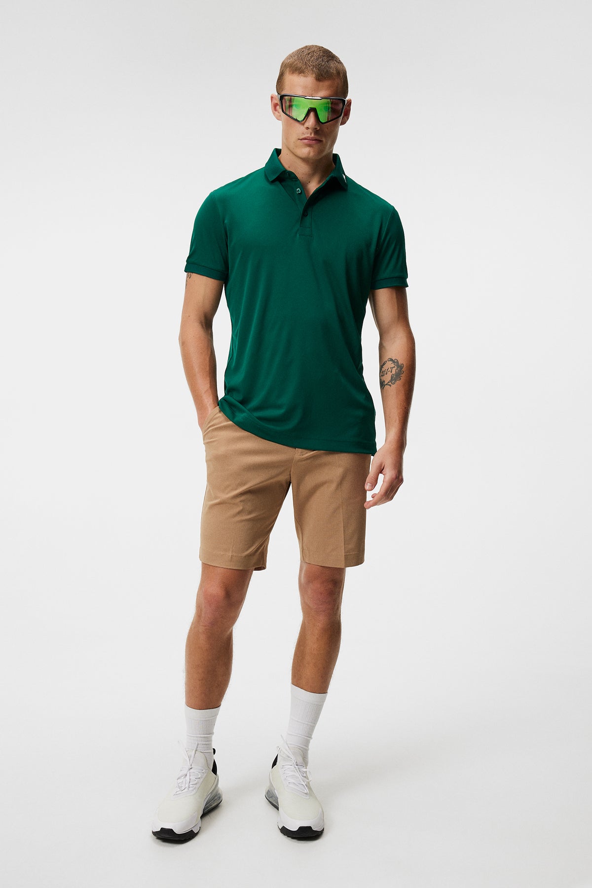 Jeff  Reg Fit Polo / Rain Forest