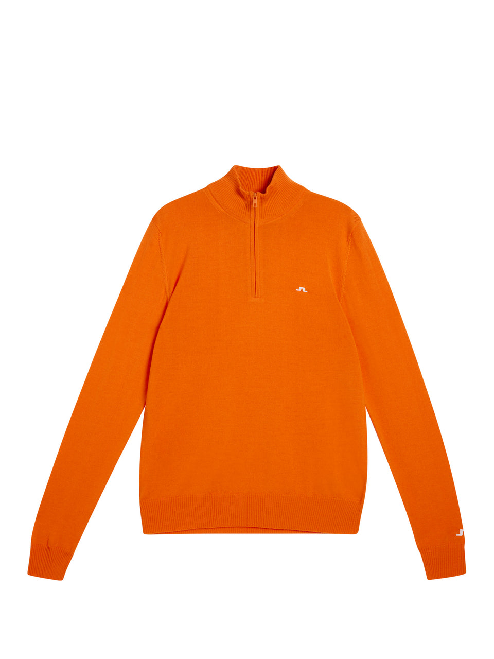 Kian Zipped Sweater / Russet Orange