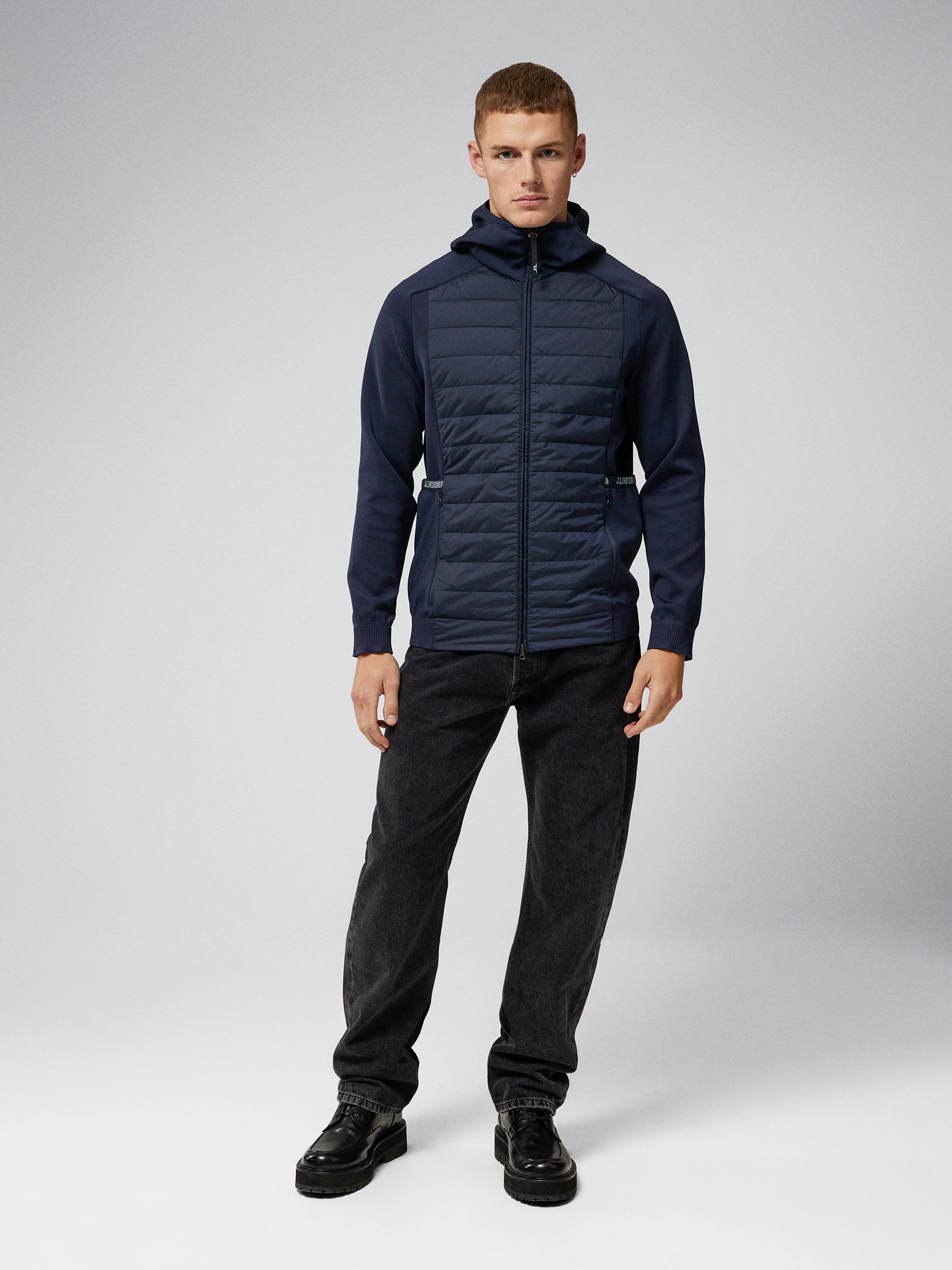 KENNY HYBRID HOOD / JL Navy