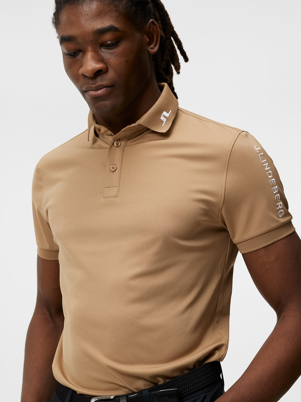 Tour Tech Reg Fit Polo / Tiger Brown