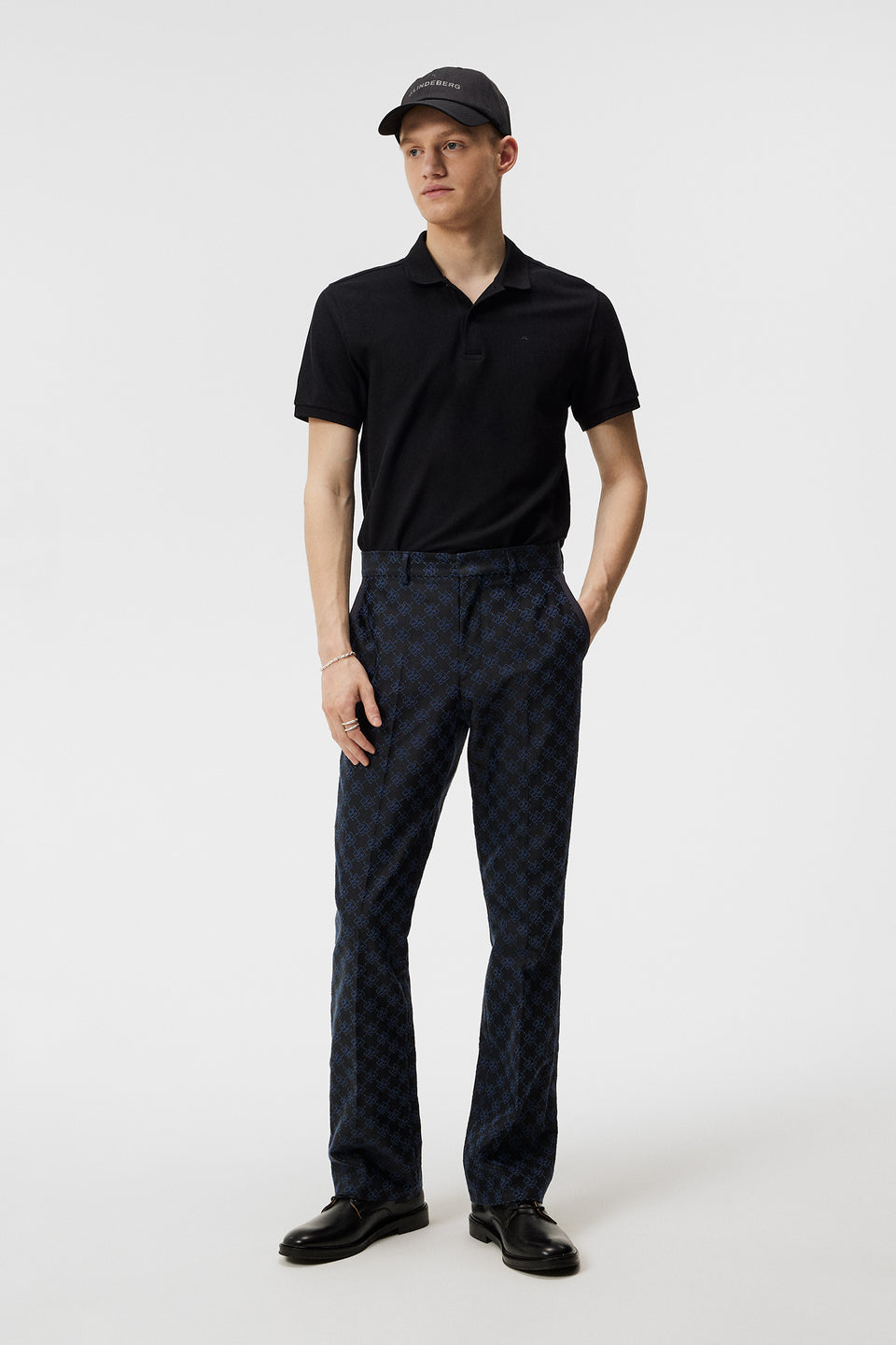 Gomor JL Jacquard pants / JL Navy