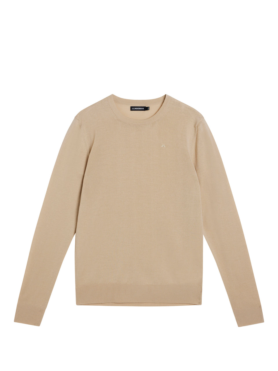 Lyle Light Merino Crew Neck / Safari Beige