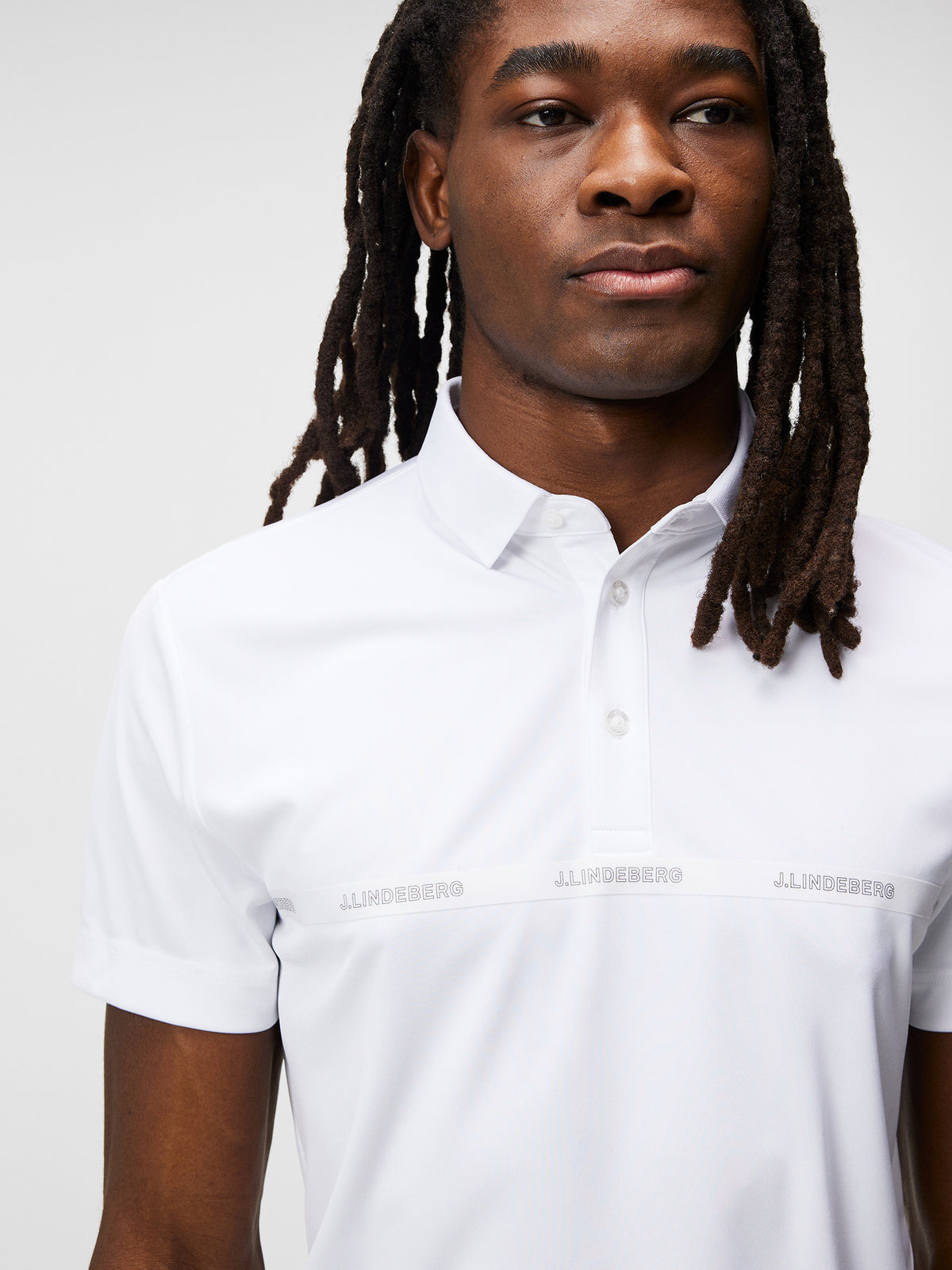 Chad Slim Fit Polo / White – J.Lindeberg