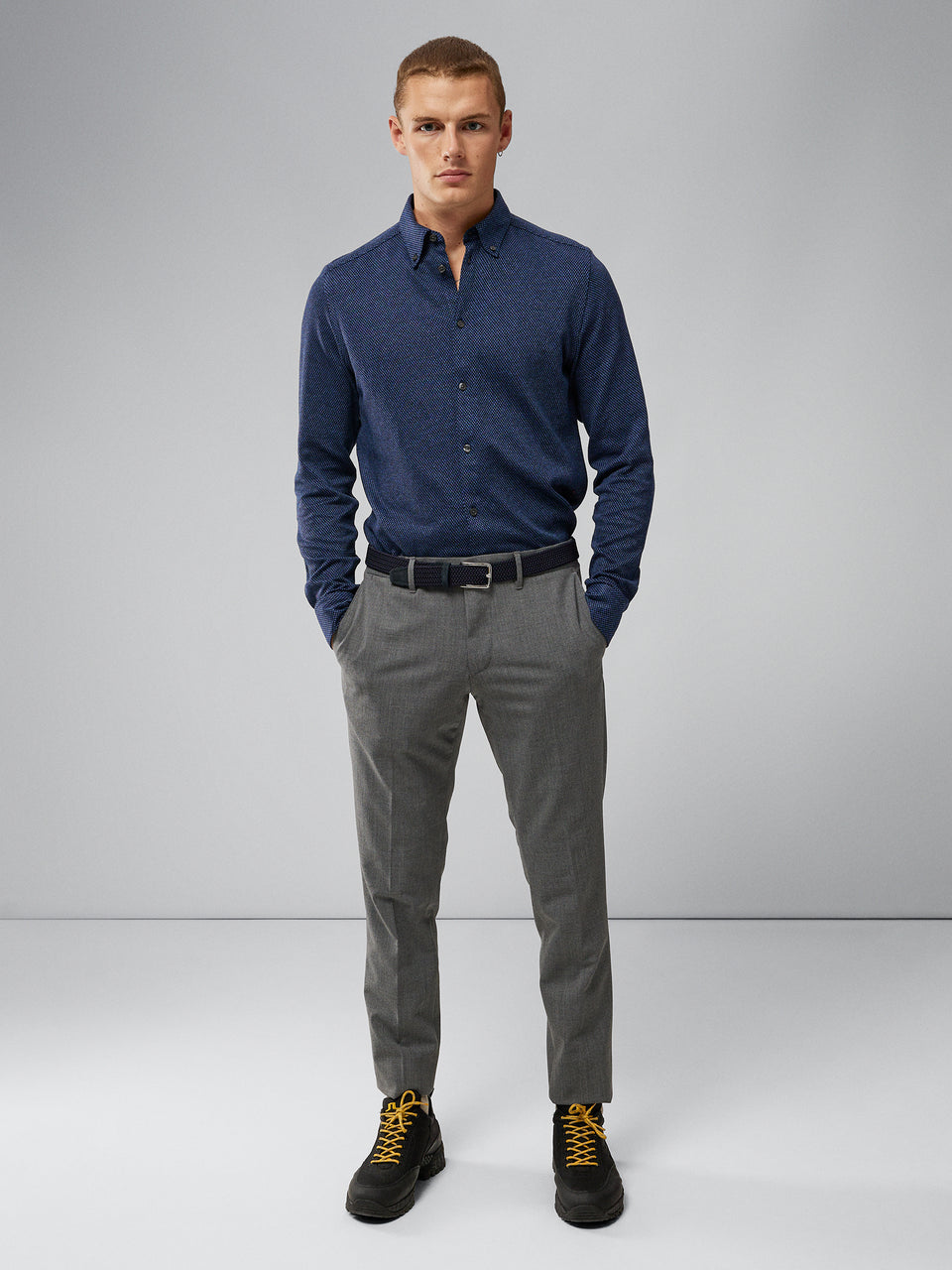 Grant Stretch Twill Pants / Grey Melange