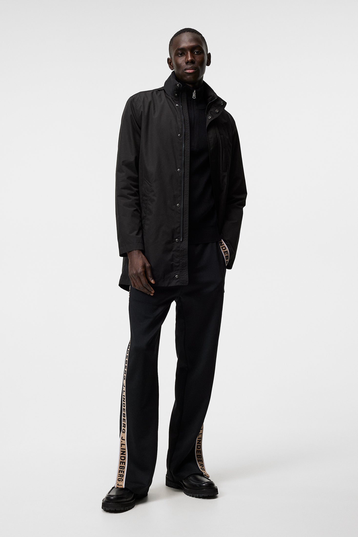 Terry Poly Coat Black J.Lindeberg