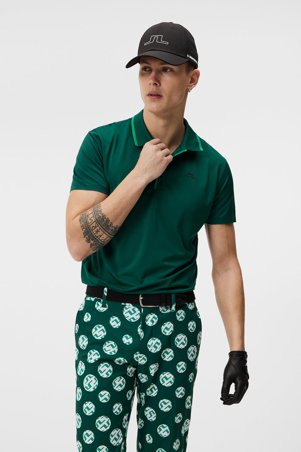 Luca Regular Fit Polo / Rain Forest