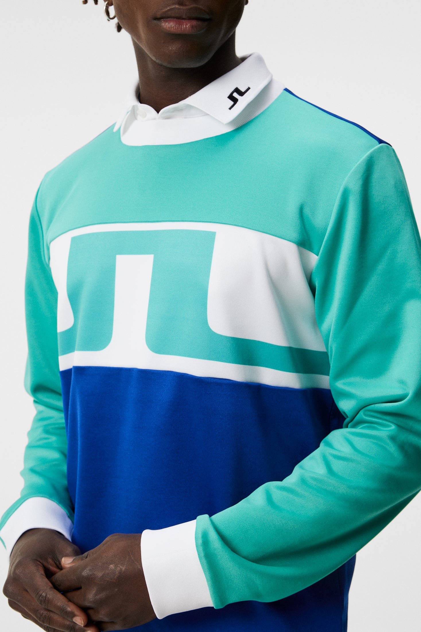 Jones Sweater Bright Aqua