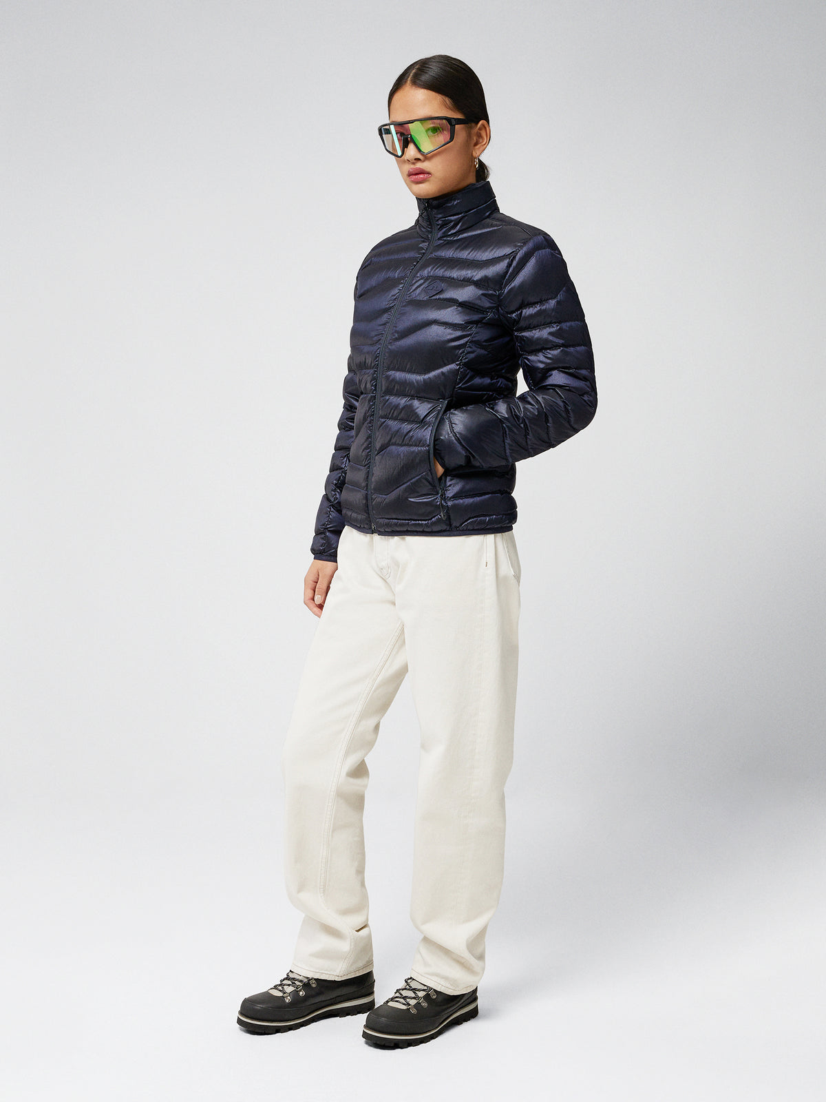 W Cliff Light Down Jacket / JL Navy