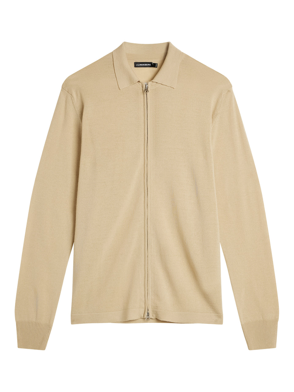 Nyle Merino Zip Cardigan / Safari Beige