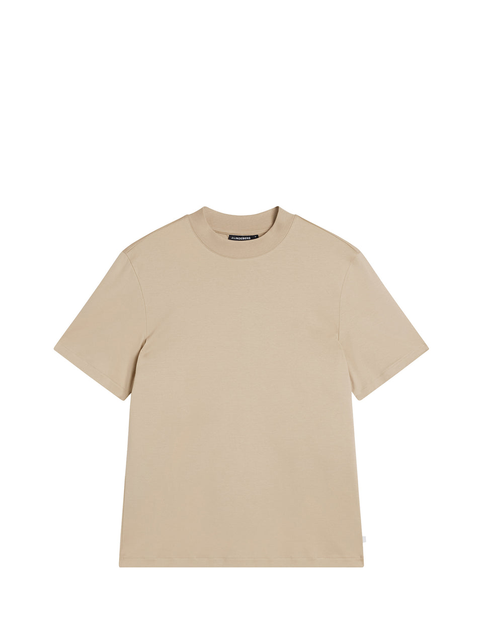 Ace Mock Neck T-shirt / Safari Beige