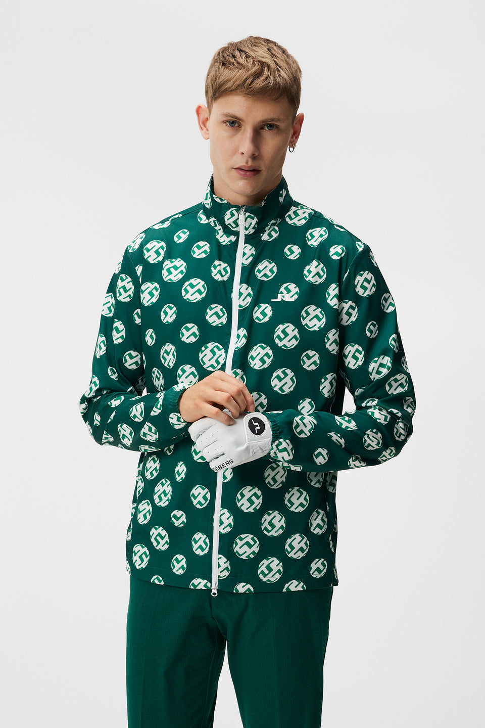 Ash Light Packable Jkt Print / Rain Forest Sphere Dot