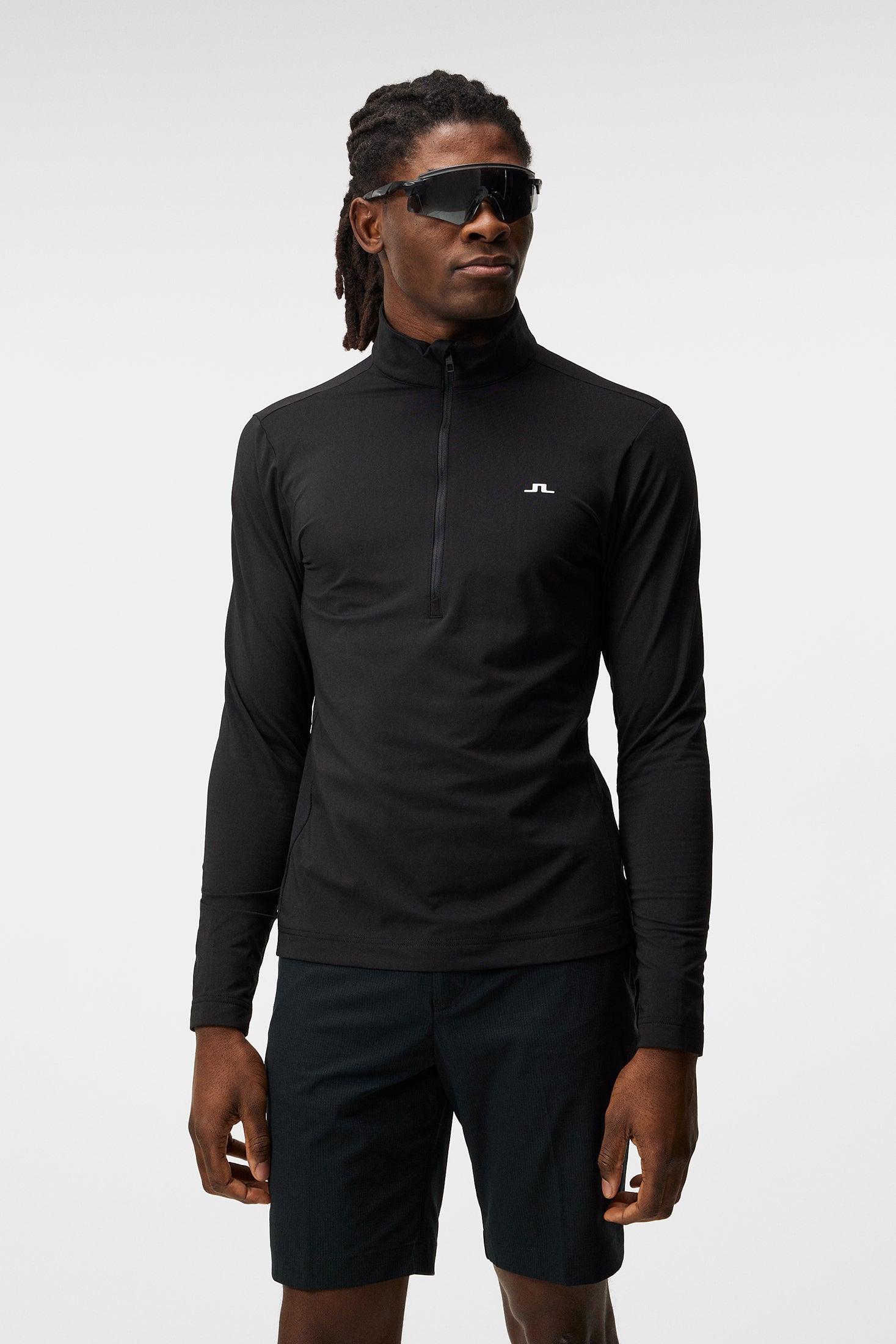 Luke Half Zip Mid Layer / Black