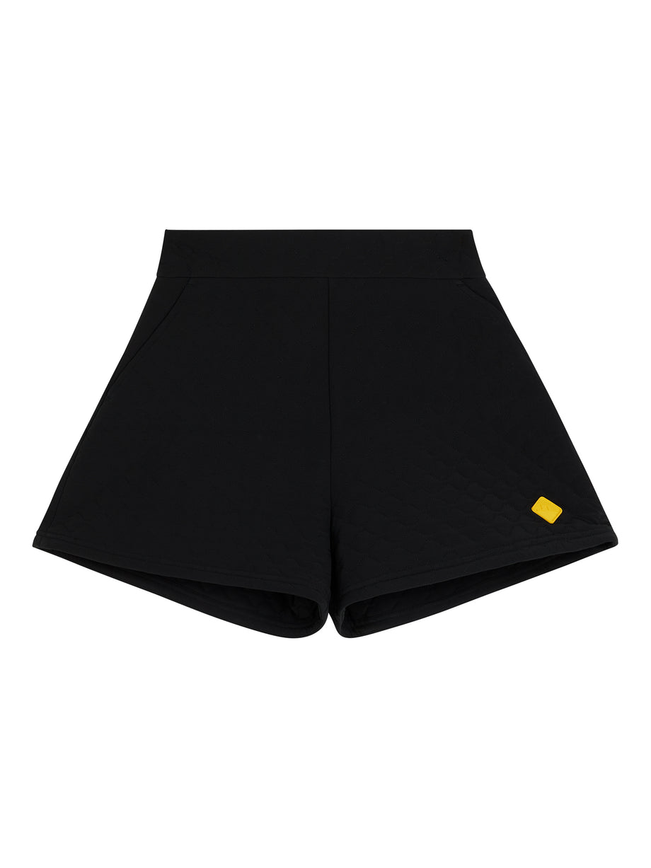 Poppy Padded Shorts / Black