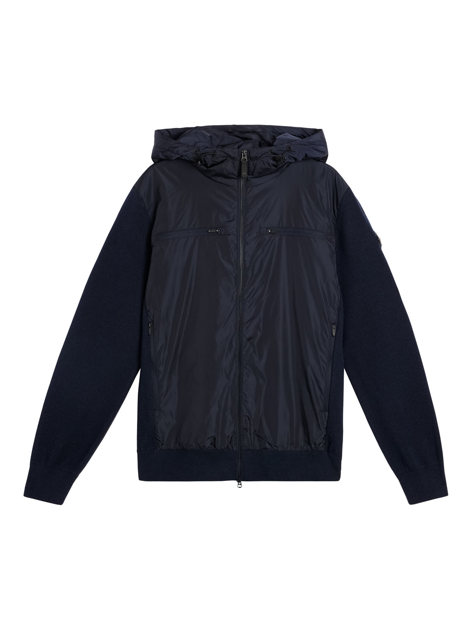 Ben Hybrid Knitted Jacket / JL Navy