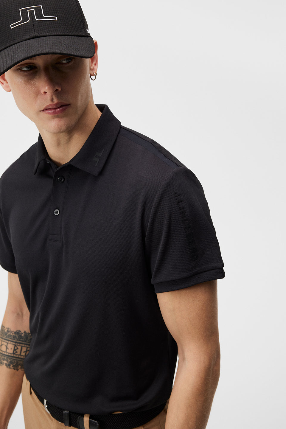 Tour Regular Fit Polo / Black