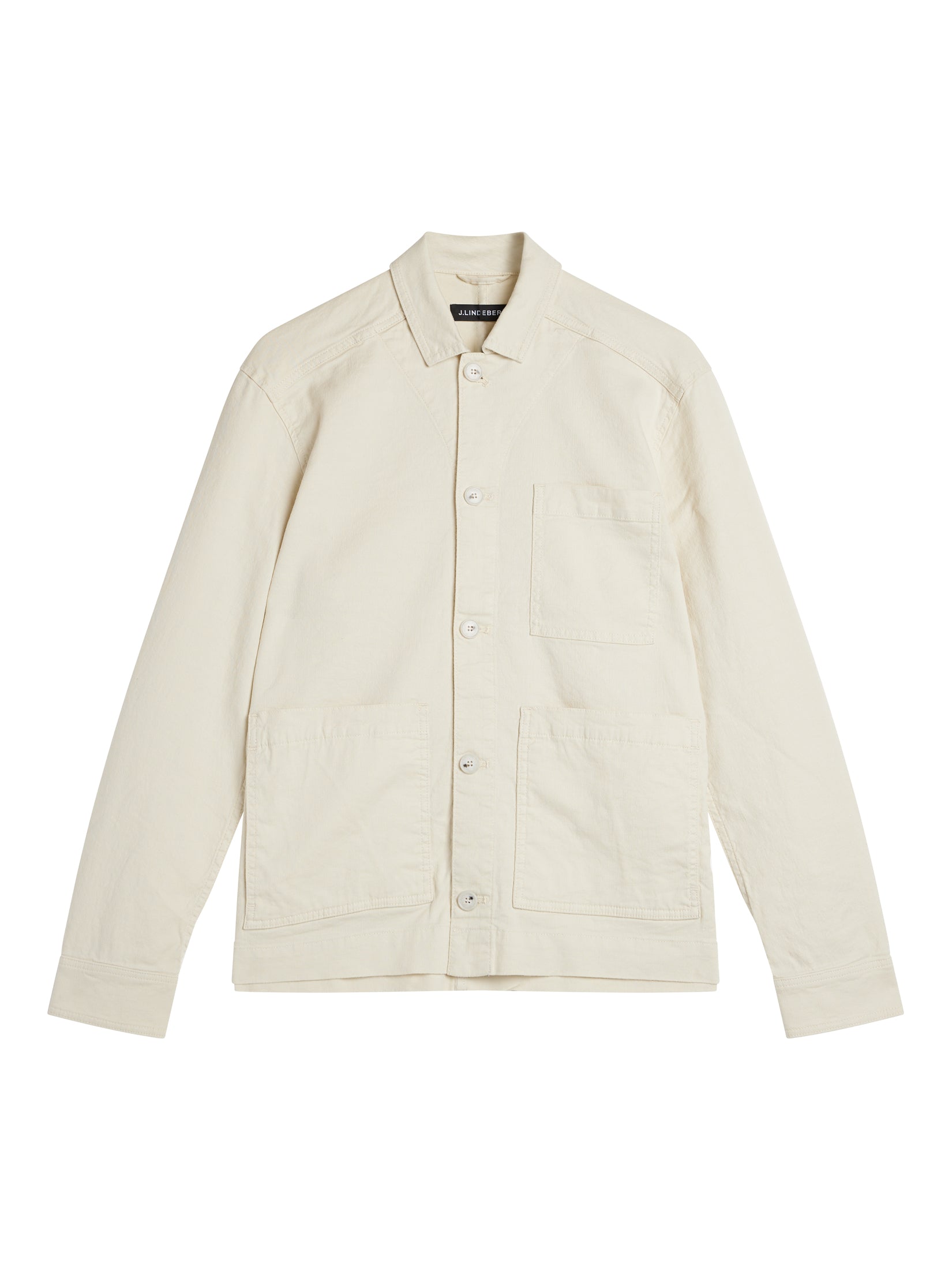 Errol Linen workwear overshirt / Turtledove – J.Lindeberg