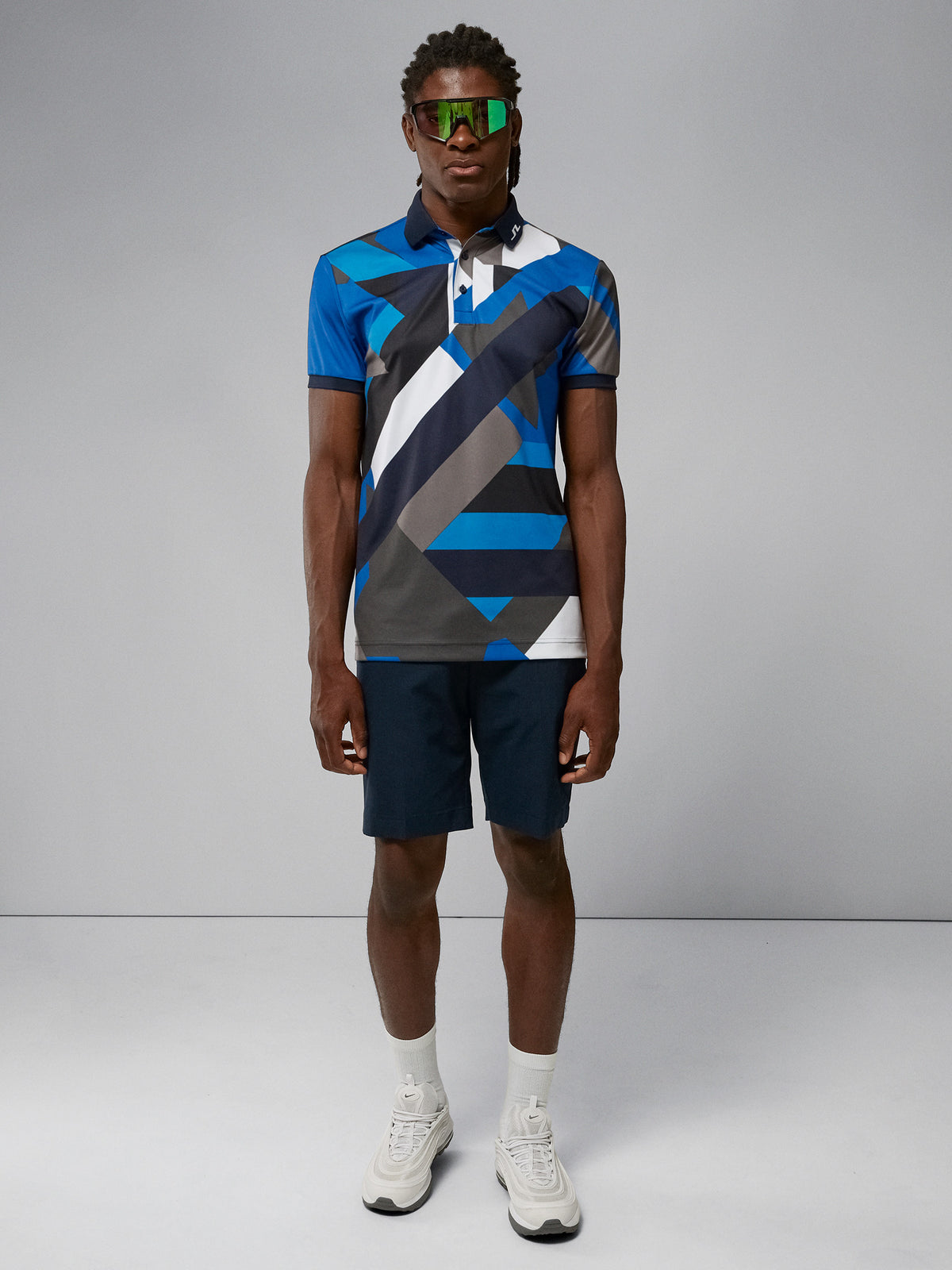 KV Regular Fit Print / Blue Flag Patchwork